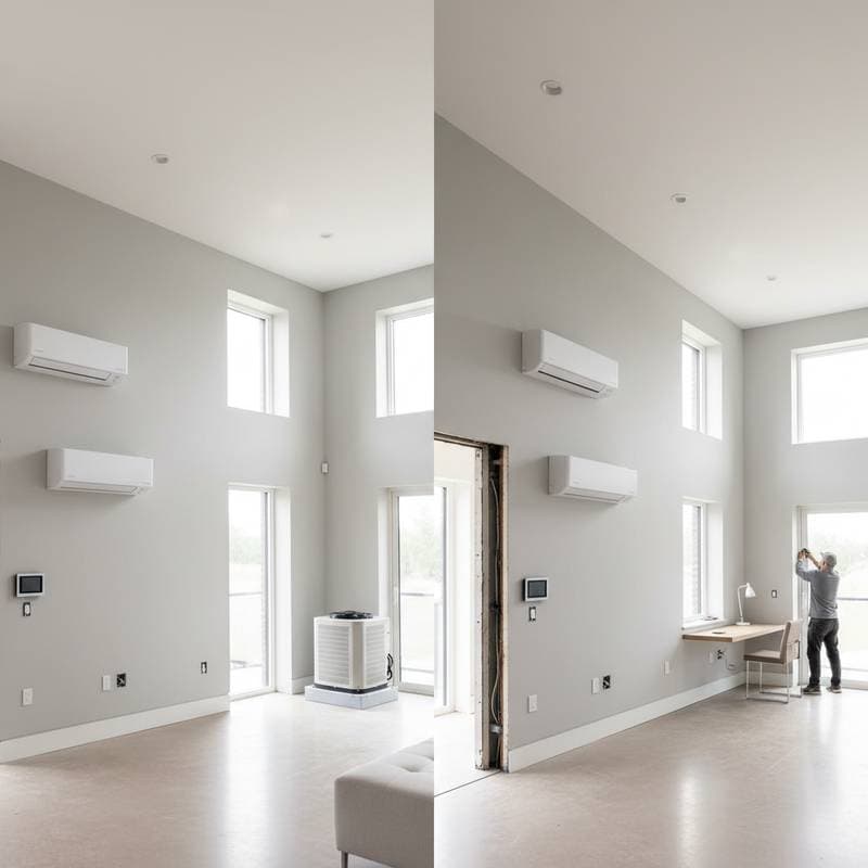 Featured image for Why Builders Are Ditching Ducts in 2025 Homes