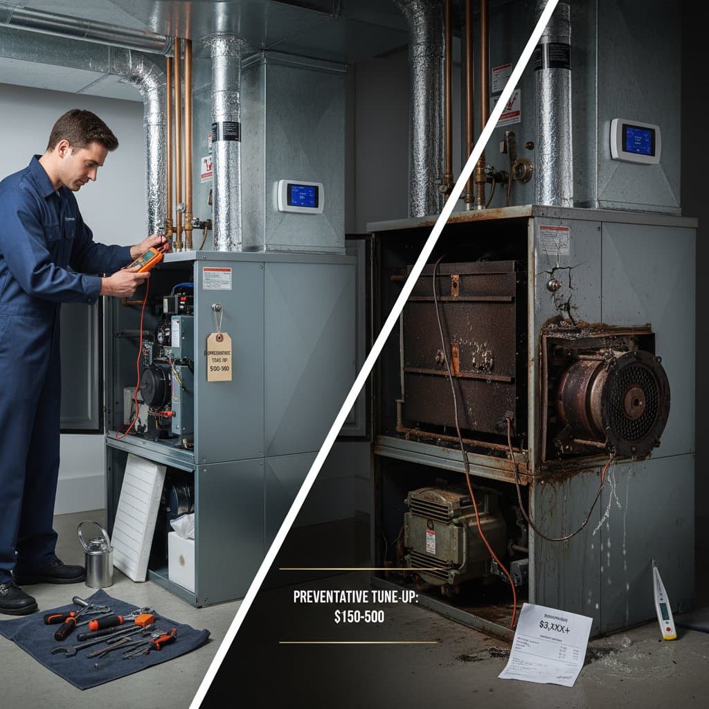 Featured image for Winter HVAC Prep Costs $150–$500 vs $3K+ Emergency Fix