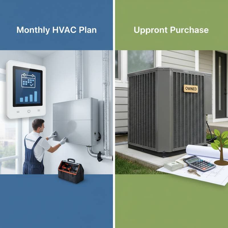 Featured image for Monthly HVAC Plans vs Upfront: Real Savings Breakdown