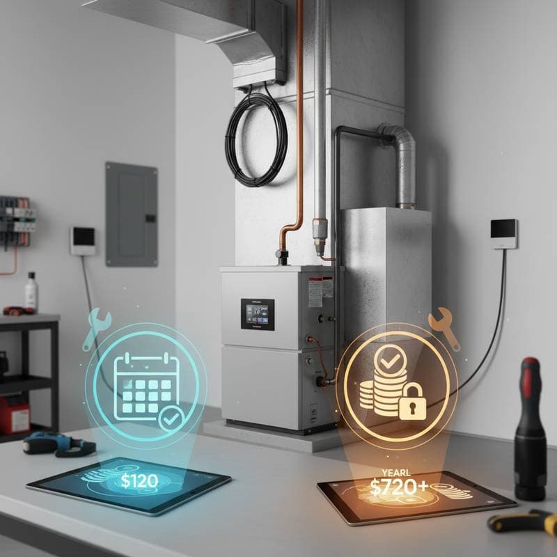 Featured image for Monthly HVAC Plans Save $120 to $720 Yearly