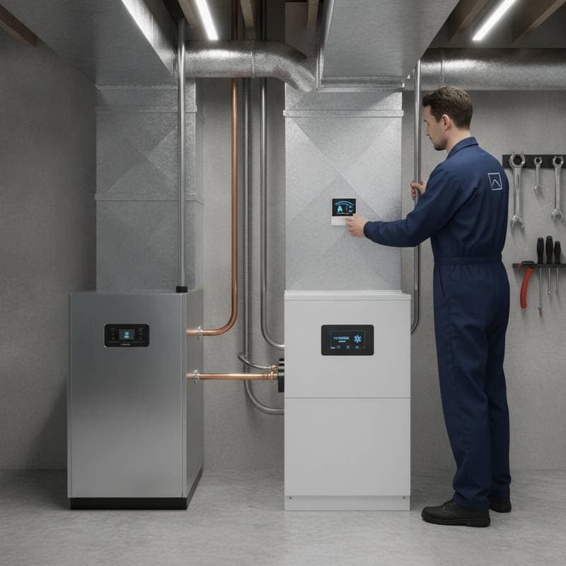 Featured image for Why Dual Fuel HVAC Hybrids Are Dominating 2026